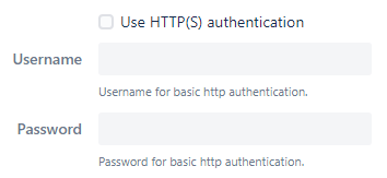 Advanced setup - HTTPS authentication