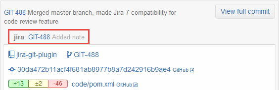 Actual git commit sample, git note