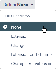 Git Roll Up - RollUp options