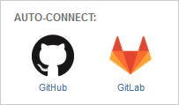 Auto-connect integration panel click GitLab