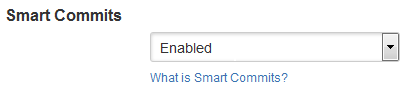 Smart Commits setting